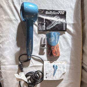 BaBylissPRO Nano Titanium MiraCurl Curling Iron/Wand Adjustable Heat Blue